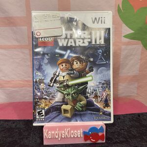 LEGO Star Wars III: The Clone Wars (Nintendo Wii, 2011) No booklet